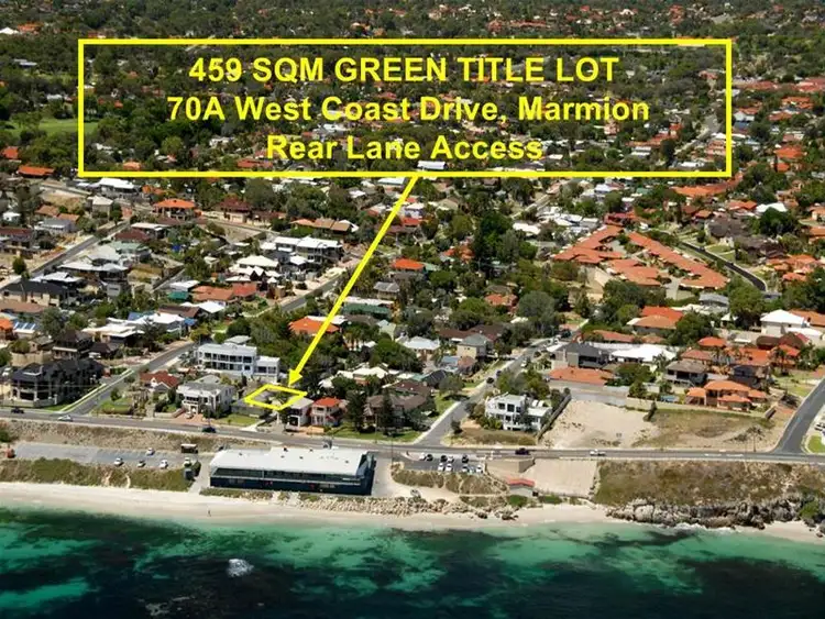 Second view of Homely land listing, 70A West Coast Drive, Marmion WA 6020