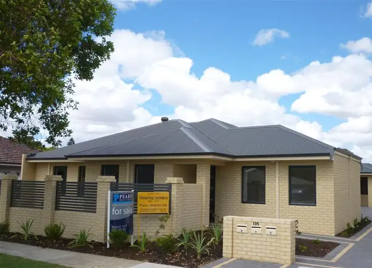 Main view of Homely villa listing, 116a Huntriss Road, Karrinyup WA 6018