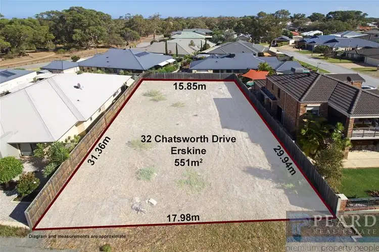 Second view of Homely land listing, 32 Chatsworth Drive, Erskine WA 6210