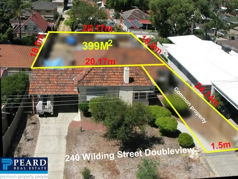Main view of Homely land listing, 240A Wilding Street, Doubleview WA 6018