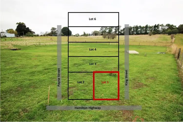 Main view of Homely land listing, CA1, Sec 7/ Payne Street, Caramut VIC 3274