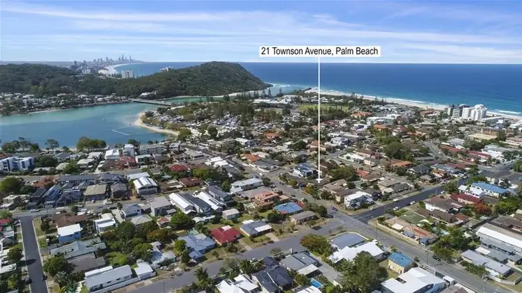 Main view of Homely house listing, 21 Townson Avenue, Palm Beach QLD 4221
