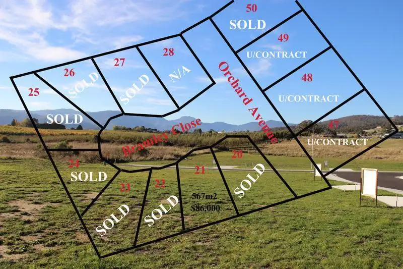 Main view of Homely land listing, Lot 21 Bramley  Close, Huonville TAS 7109