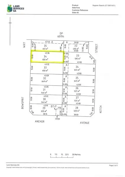 Fifth view of Homely land listing, LOT 34/9 Bowsprit Way, Port Victoria SA 5573