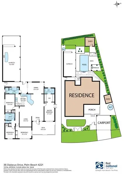 Fifth view of Homely house listing, 36 Diplacus Drive, Palm Beach QLD 4221