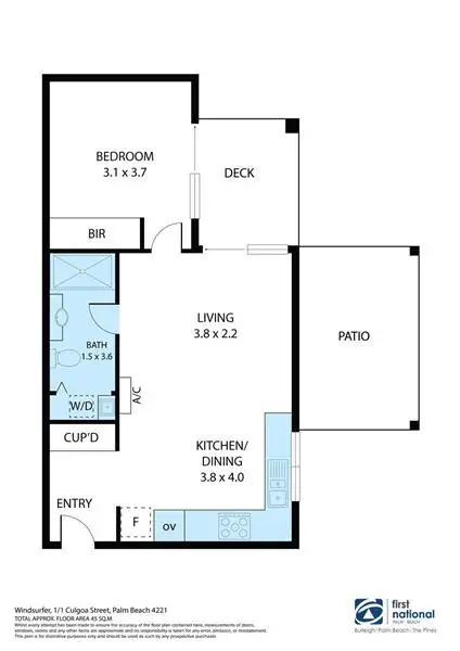 Fourth view of Homely apartment listing, 1/10 Culgoa Street, Palm Beach QLD 4221