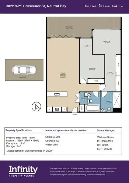 Sixth view of Homely apartment listing, 302/19-21 Grosvenor Street, Neutral Bay NSW 2089