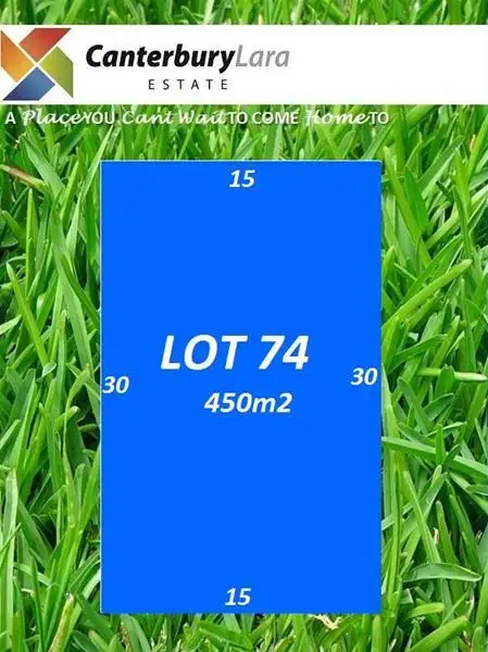 Main view of Homely land listing, Lot 74 Canterbury Lara Estate, Lara VIC 3212