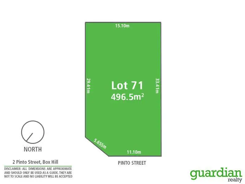 Main view of Homely land listing, 2 Pinto  Street, Box Hill NSW 2765