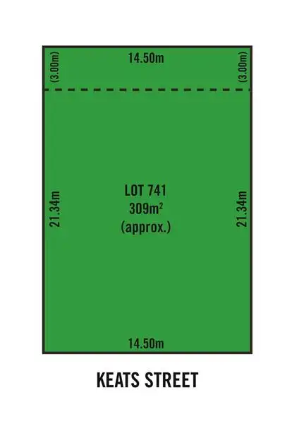 Main view of Homely land listing, Lot 741, 1 Keats Street, Tea Tree Gully SA 5091