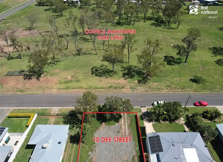 Main view of Homely land listing, 10 Dee Street, Biloela QLD 4715