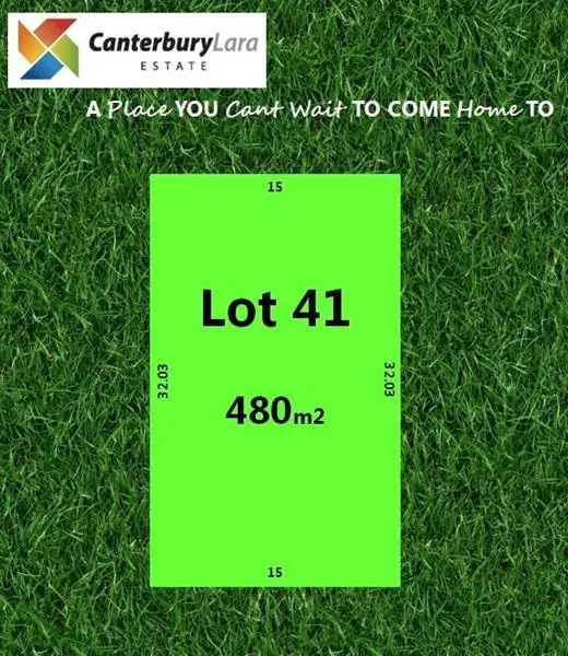 Main view of Homely land listing, Lot 41 Canterbury Lara Estate, Lara VIC 3212