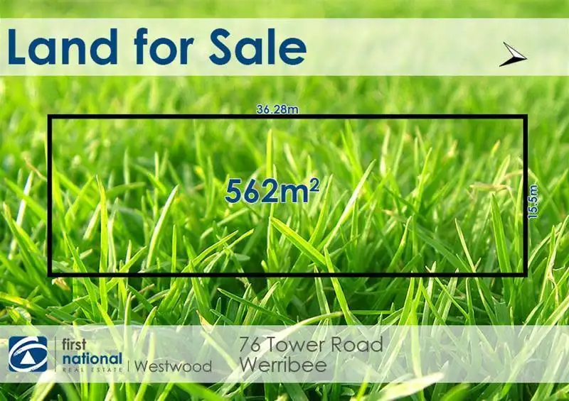 Main view of Homely land listing, 76 Tower Road, Werribee VIC 3030