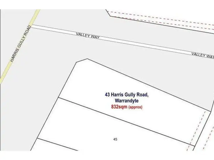 Main view of Homely land listing, 43 Harris Gully Road, Warrandyte VIC 3113