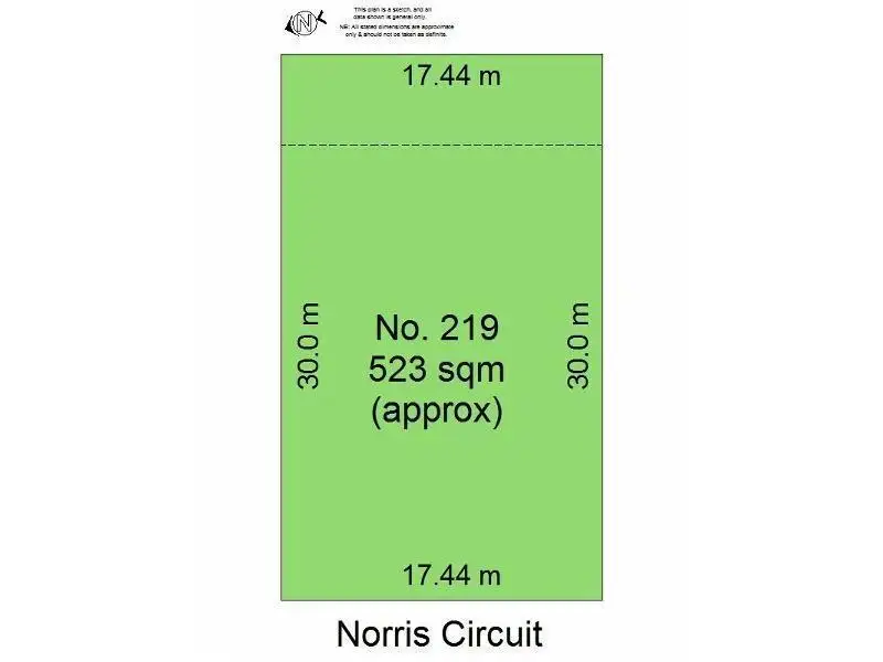 Main view of Homely land listing, 219 Norris Circuit, Croydon VIC 3136