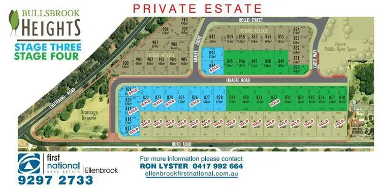 Main view of Homely land listing, Lot 850 Cadiz Way, Bullsbrook WA 6084
