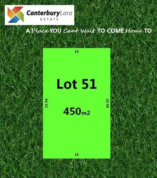 Main view of Homely land listing, Lot 51 Canterbury Lara Estate, Lara VIC 3212