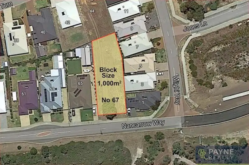 Main view of Homely land listing, 67 Nancarrow Way, Ravenswood WA 6208