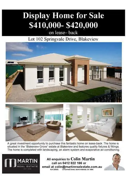 Main view of Homely house listing, Springvale Drive, Blakeview SA 5114