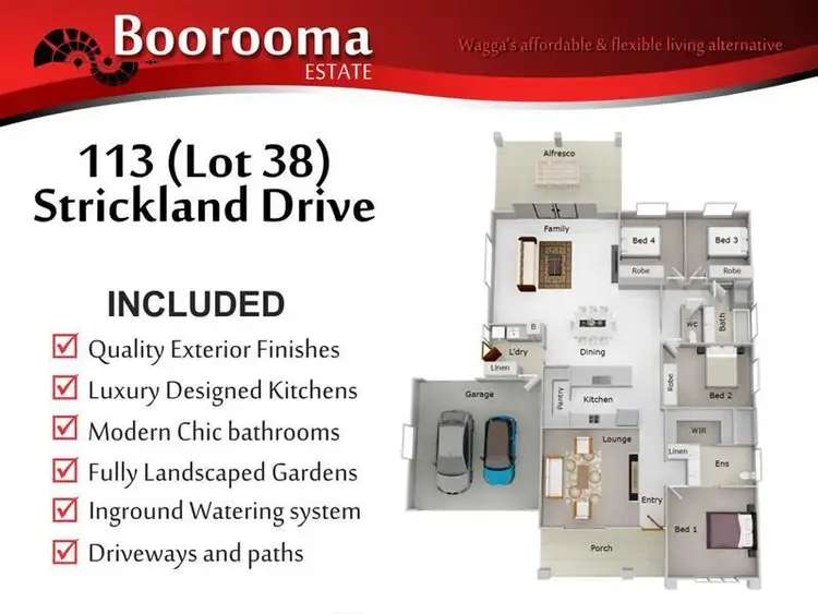 Second view of Homely house listing, 113(Lot38) Strickland Drive, Wagga Wagga NSW 2650