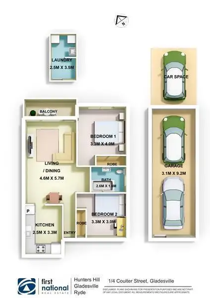 Second view of Homely apartment listing, 1/4 Coulter Street, Gladesville NSW 2111