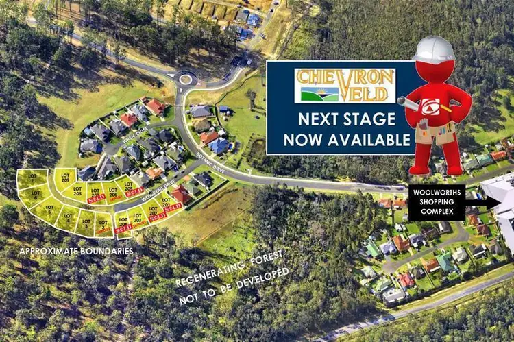 Main view of Homely land listing, LOT 205/10 Wedgetail Drive, Lakewood NSW 2443