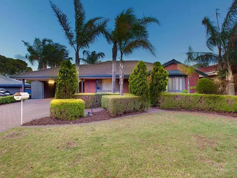 Main view of Homely house listing, 15 Verbena Court, Morphett Vale SA 5162