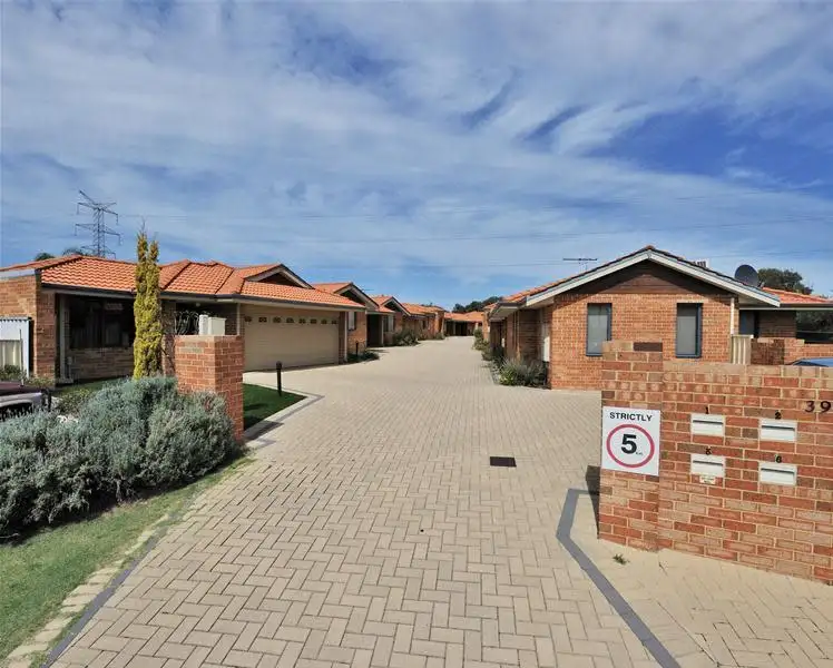 Main view of Homely villa listing, 4/39 Brookside Gardens, Caversham WA 6055