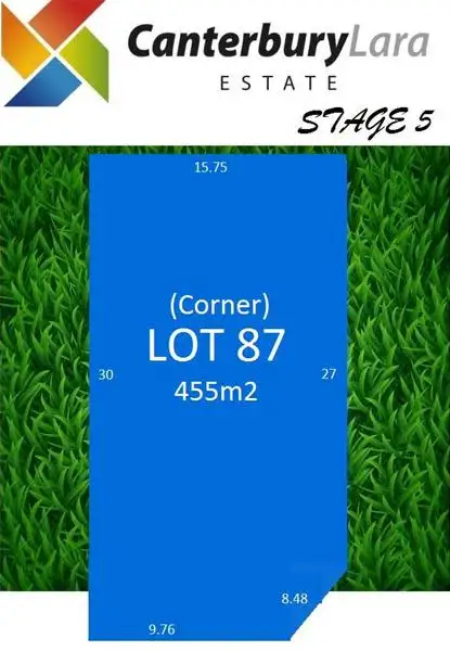 Lot 87 Canterbury Lara Estate, Lara VIC 3212