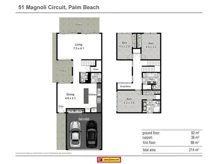 Second view of Homely semi-detached listing, 2/51 Magnoli Circuit, Palm Beach QLD 4221