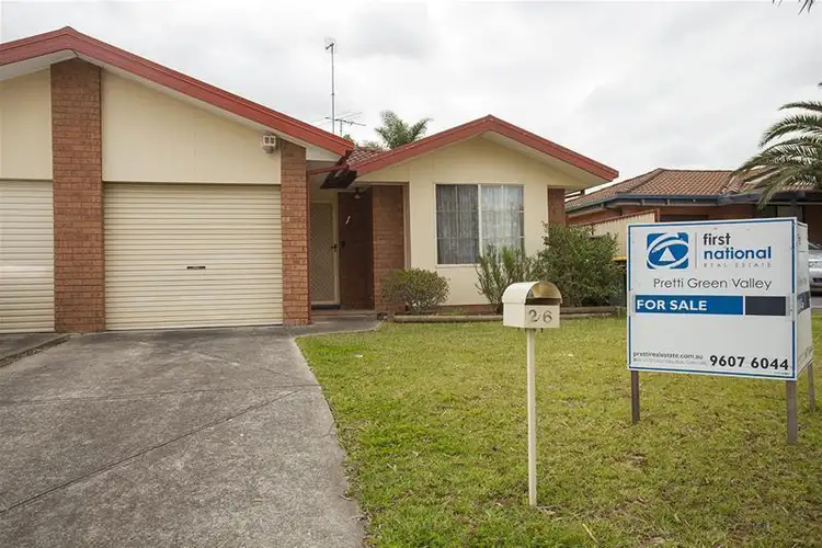 Main view of Homely semi-detached listing, 2/6 Avocet Place, Hinchinbrook NSW 2168
