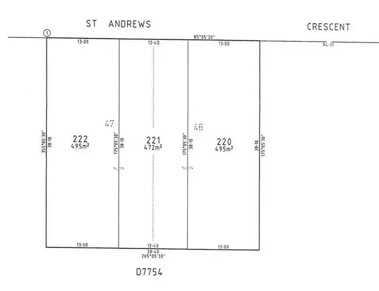 Main view of Homely land listing, Allotment 221/43 & 45 St Andrews Crescent, Novar Gardens SA 5040