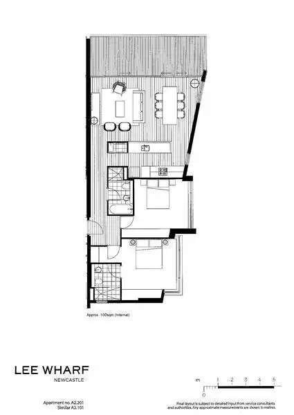 Second view of Homely apartment listing, 101/7 Honeysuckle Drive, Newcastle NSW 2300