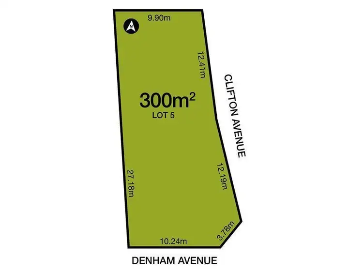 Lot 5 Denham Avenue (corner Clifton Ave), Morphettville SA 5043