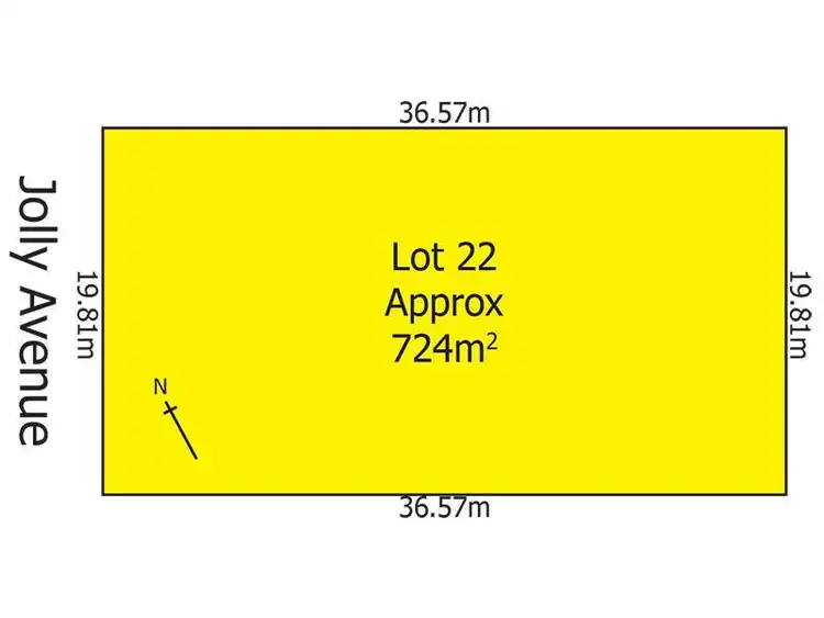 Main view of Homely land listing, Lot/22 Jolly Avenue, Northfield SA 5085