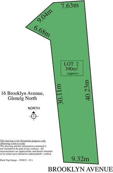 Main view of Homely land listing, 16 Brooklyn Avenue, Glenelg North SA 5045