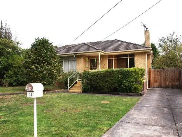 Main view of Homely house listing, 49 Blazey Road, Croydon South VIC 3136