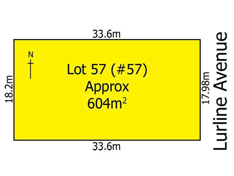 Main view of Homely land listing, Lot/57 Lurline Avenue, Gilles Plains SA 5086