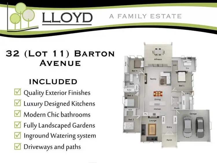 Third view of Homely house listing, 32(Lot11) Barton Avenue, Lloyd NSW 2650