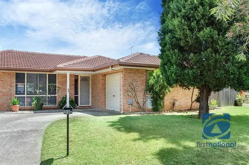Main view of Homely semi-detached listing, 23B Doherty Street, Quakers Hill NSW 2763