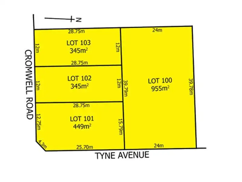 Main view of Homely land listing, Lot/100 Tyne Avenue, Kilburn SA 5084