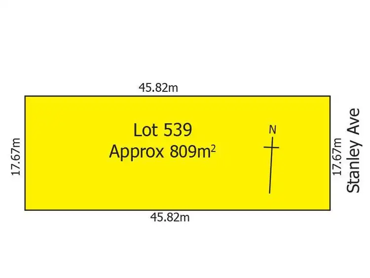 Main view of Homely land listing, Lot/539 Stanley Avenue, Blair Athol SA 5084