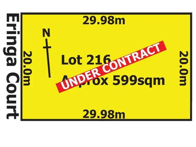 Main view of Homely land listing, Lot/216 (No 11) Eringa Court, Craigmore SA 5114