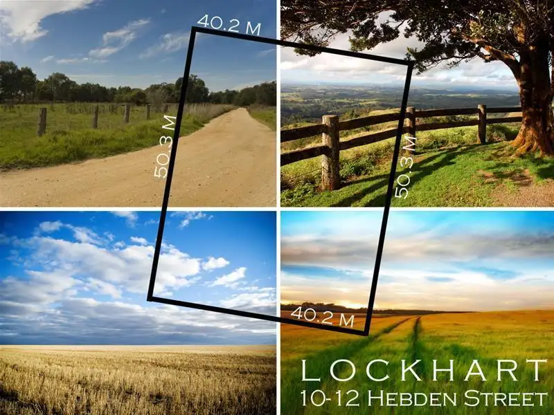 Main view of Homely land listing, 10-12 Hebden Street, Lockhart NSW 2656