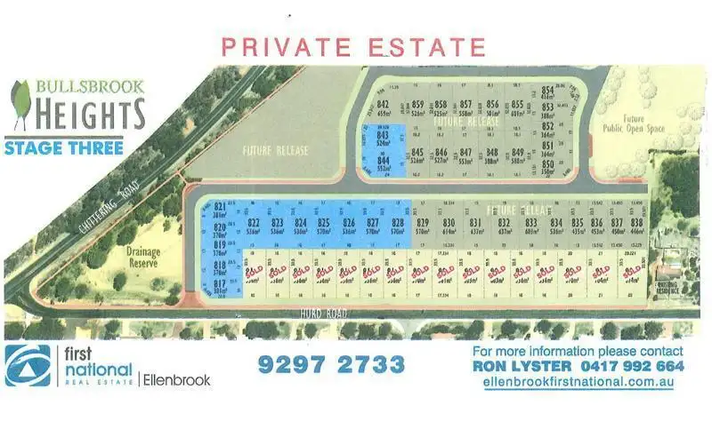 Main view of Homely land listing, Lot 822 Linacre Road, Bullsbrook WA 6084