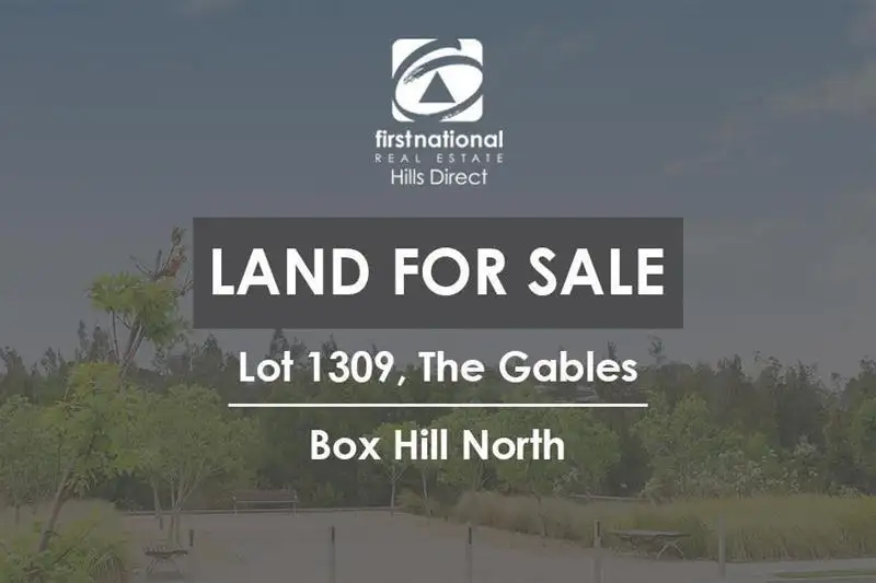 Main view of Homely land listing, Lot 1309 The Gables, Box Hill NSW 2765