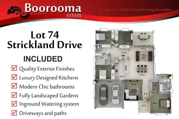 Second view of Homely house listing, Lot/74 Strickland Drive, Boorooma NSW 2650