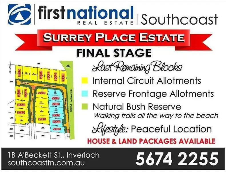 Main view of Homely land listing, Lot 41 Honeyeater Circuit, Inverloch VIC 3996