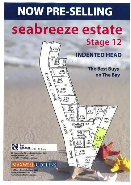Lot/216 Seahaze Court, Indented Head VIC 3223