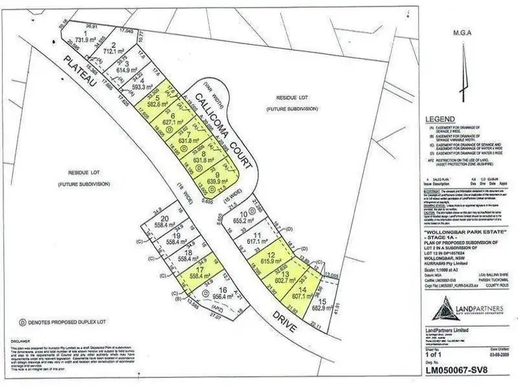 Third view of Homely land listing, Lot 20 Plateau Drive, Wollongbar NSW 2477